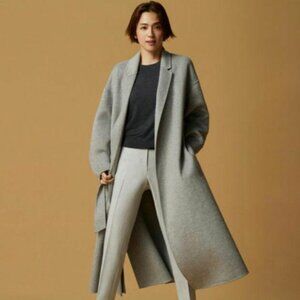 PLST Oversized Gray wool coat